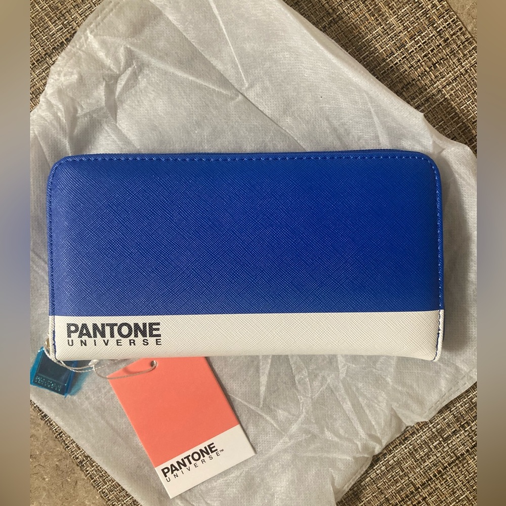 Pantone Universe Blue and White Wallet